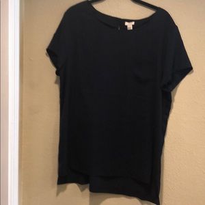 J.Crew navy short sleeve shirt